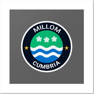 Millom - Cumbria Flag Posters and Art